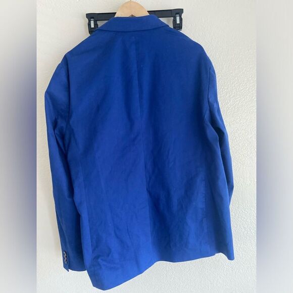 NWT Houston White Adult Unisex Double-Breasted Blazer Jacket Full Lining Blue L - Picture 10 of 13